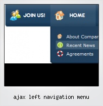 Ajax Left Navigation Menu