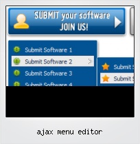 Ajax Menu Editor