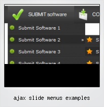 Ajax Slide Menus Examples