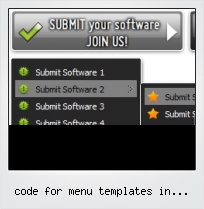 Code For Menu Templates In Javascript