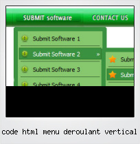 Code Html Menu Deroulant Vertical