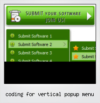 Coding For Vertical Popup Menu