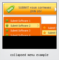 Collapsed Menu Example