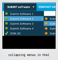 Collapsing Menus In Html