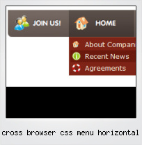 Cross Browser Css Menu Horizontal