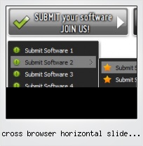 Cross Browser Horizontal Slide Down Menu