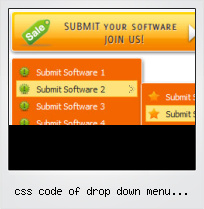 Css Code Of Drop Down Menu Vertical