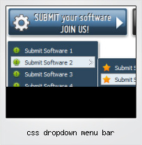 Css Dropdown Menu Bar