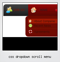 Css Dropdown Scroll Menu