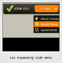 Css Expanding Side Menu