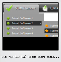 Css Horizontal Drop Down Menu Free Examples
