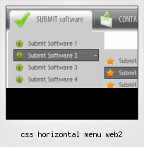 Css Horizontal Menu Web2