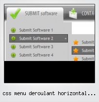 Css Menu Deroulant Horizontal Sous Menu