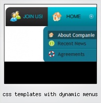 Css Templates With Dynamic Menus