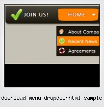 Download Menu Dropdownhtml Sample