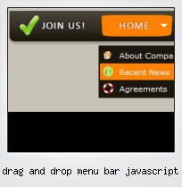 Drag And Drop Menu Bar Javascript