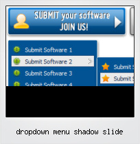 Dropdown Menu Shadow Slide