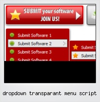 Dropdown Transparant Menu Script