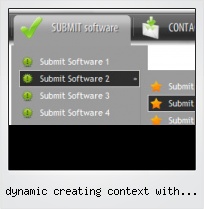 Dynamic Creating Context With Alot Sub Menu