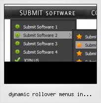 Dynamic Rollover Menus In Javascripts