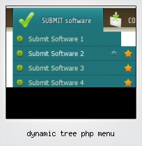 Dynamic Tree Php Menu