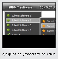 Ejemplos De Javascript De Menus