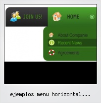 Ejemplos Menu Horizontal Javascript