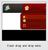 Flash Drag And Drop Menu