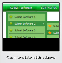 Flash Template With Submenu