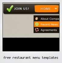 Free Restaurant Menu Templates