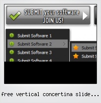 Free Vertical Concertina Slide Menu