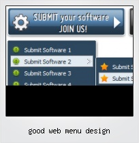 Good Web Menu Design
