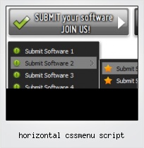 Horizontal Cssmenu Script