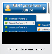 Html Template Menu Expand