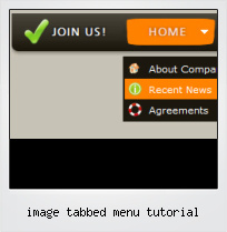 Image Tabbed Menu Tutorial