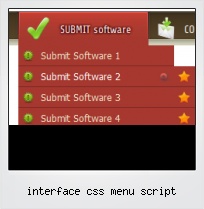 Interface Css Menu Script