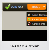Java Dynamic Menubar