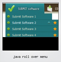 Java Roll Over Menu
