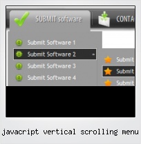 Javacript Vertical Scrolling Menu