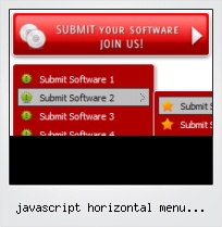 Javascript Horizontal Menu Navigation