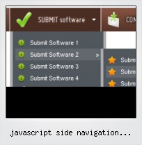 Javascript Side Navigation Dropdown Menu