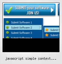 Javascript Simple Context Popupmenu