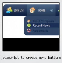 Javascript To Create Menu Buttons
