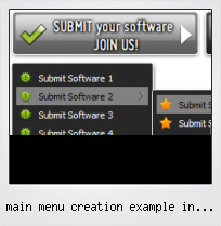 Main Menu Creation Example In Javascript
