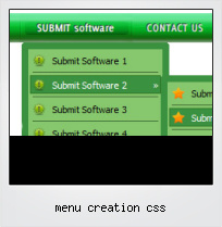 Menu Creation Css