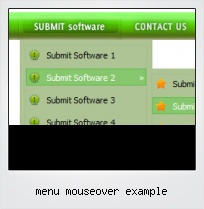 Menu Mouseover Example