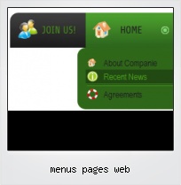 Menus Pages Web