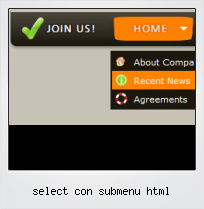 Select Con Submenu Html