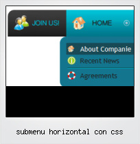 Submenu Horizontal Con Css