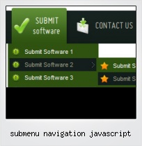 Submenu Navigation Javascript